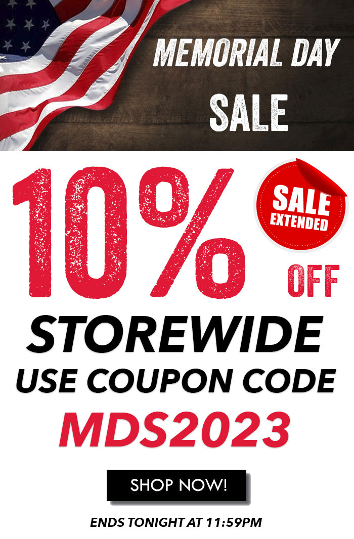 Memorial Day Sale Extended!